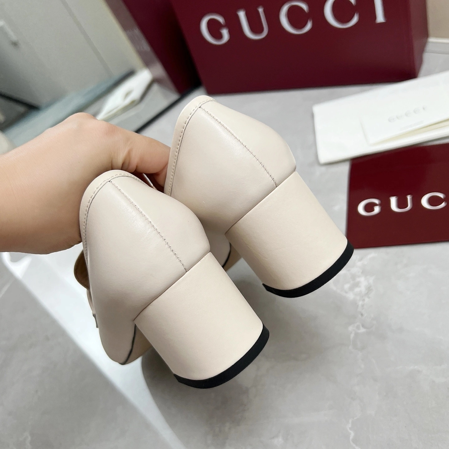 COCO-- 6u33i 832443 BKO00 9540 cowhide sheepskin Heel height:5.5cm item:E-X362H2816